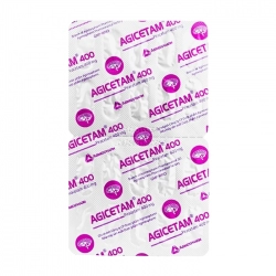 Agicetam 400 Agimexpharm 10 vỉ x 10 viên Agicetam 400 Agimexpharm 10 vỉ x 10 viên