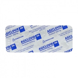 Agiclovir 200 Agimexpharm 2 vỉ x 10 viên