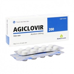 Agiclovir 200 Agimexpharm 2 vỉ x 10 viên Agiclovir 200 Agimexpharm 2 vỉ x 10 viên