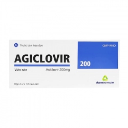 Agiclovir 200 Agimexpharm 2 vỉ x 10 viên Agiclovir 200 Agimexpharm 2 vỉ x 10 viên