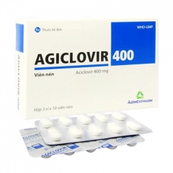 Agiclovir 400 Agimexpharm 3 vỉ x 10 viên Agiclovir 400 Agimexpharm 3 vỉ x 10 viên