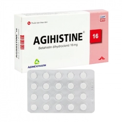 Agihistine 16 Agimexpharm 2 vỉ x 20 viên
