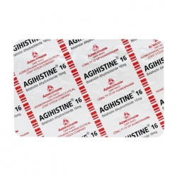 Agihistine 16 Agimexpharm 2 vỉ x 20 viên Agihistine 16 Agimexpharm 2 vỉ x 20 viên