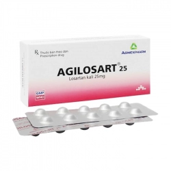 Agilosart 25 Agimexpharm 4 vỉ x 10 viên Agilosart 25 Agimexpharm 4 vỉ x 10 viên