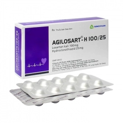 Agilosart – H 100/25 Agimexpharm 3 vỉ x 10 viên Agilosart – H 100/25 Agimexpharm 3 vỉ x 10 viên