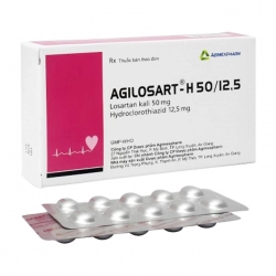 Agilosart – H 50/12,5 Agimexpharm 3 vỉ x 10 viên Agilosart – H 50/12,5 Agimexpharm 3 vỉ x 10 viên
