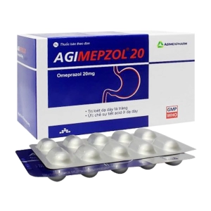 Agimepzol 20 Agimexpharm 10 vỉ x 10 viên Agimepzol 20 Agimexpharm 10 vỉ x 10 viên