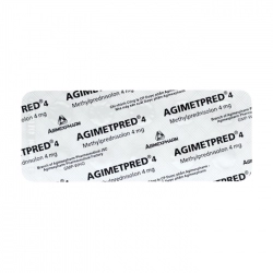 Agimetpred 4 Agimexpharm 6 vỉ x 10 viên Agimetpred 4 Agimexpharm 6 vỉ x 10 viên