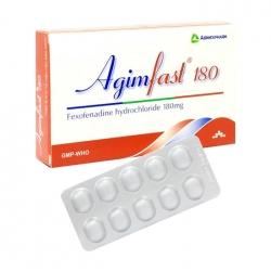 Agimfast 180 Agimexpharm 2 vỉ x 10 viên