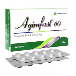 Agimfast 60 Agimexpharm 1 vỉ x 10 viên Agimfast 60 Agimexpharm 1 vỉ x 10 viên