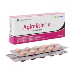 Agimlisin 10 Agimexpharm 3 vỉ x 10 viên Agimlisin 10 Agimexpharm 3 vỉ x 10 viên