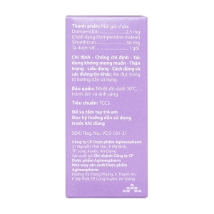 Agimoti-S Agimexpharm 30 gói x 1g Agimoti-S Agimexpharm 30 gói x 1g