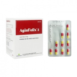 Aginfolix 5 Agimexpharm 10 vỉ x 10 viên