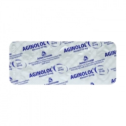 Aginolol 50mg Agimexpharm 10 vỉ x 10 viên