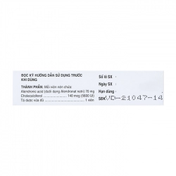 Agostini Davipharm 1 vỉ x 4 viên (Alendronic acid + Vitamin D3)