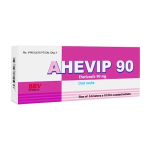 Ahevip 90 BRV 5 vỉ x 10 viên (Etoricoxib)