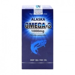 Alaska Omega 3 1000mg Meracine 100 viên - Giúp cải thiện thị lực giảm nguy cơ xơ vữa Alaska Omega 3 1000mg Meracine 100 viên - Giúp cải thiện thị lực giảm nguy cơ xơ vữa