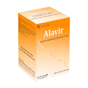 Alavir 25mg Herabiopharm 30 viên (Tenofovir alafenamide fumarate)