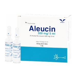 Aleucin 500mg/5ml Bidiphar 10 ống (N-Acetyl-DL-Leucine)