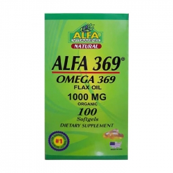 Alfa 369 Flax Oil 1000mg, Chai  100 viên  Alfa 369 Flax Oil 1000mg, Chai  100 viên
