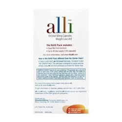 Alli Orlistat 60mg GSK 120 viên - Ngăn ngừa hấp thụ chất béo Alli Orlistat 60mg GSK 120 viên - Ngăn ngừa hấp thụ chất béo