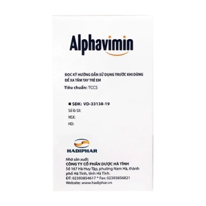 Alphavimin Hadiphar 20 ống x 10ml