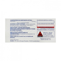 Alprazolam 0.5mg Sandoz 3 vỉ x 10 viên Alprazolam 0.5mg Sandoz 3 vỉ x 10 viên