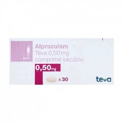 Alprazolam 0.5mg Teva 3 vỉ x 10 viên - Thuốc hướng thần