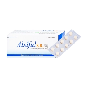 Alsiful S.R. 10mg Standard Chem 3 vỉ x 10 viên