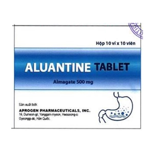 Aluantine Tablet 500mg Aprogen 10 vỉ x 10 viên (Almagate)