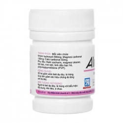 Alumina Nadyphar 60 viên - Viên uống hỗ trợ tiêu hóa
