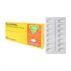 Alvoprel 150mg Alvogen 2 vỉ x 14 viên