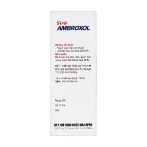 Ambroxol 15mg/5ml Danapha 60ml