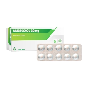 Ambroxol 30mg TV.Pharm 3 vỉ x 10 viên (Ambroxol hydroclorid)