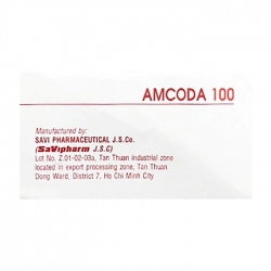 Amcoda 100 Savipharm 3 vỉ x 10 viên (Amiodarone) Amcoda 100 Savipharm 3 vỉ x 10 viên (Amiodarone)
