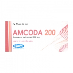Amcoda 200 Savipharm 3 vỉ x 10 viên (Amiodarone) Amcoda 200 Savipharm 3 vỉ x 10 viên (Amiodarone)