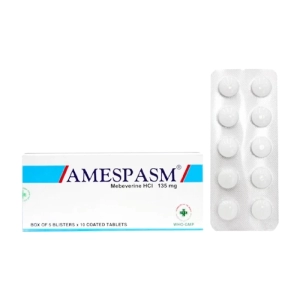 Amespasm 135mg OPV 5 vỉ x 10 viên (Mebeverine hydrochloride)