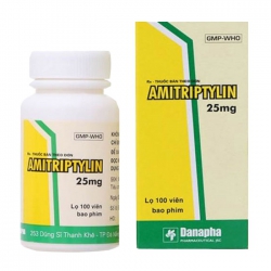 Amitriptylin 25mg Danapha 100 viên
