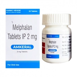 Melphalan Tablets IP 2mg Amkeral Lọ 25 viên Melphalan Tablets IP 2mg Amkeral Lọ 25 viên