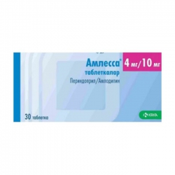 Amlessa 4mg/10mg Krka 3 vỉ x 10 viên Amlessa 4mg/10mg Krka 3 vỉ x 10 viên
