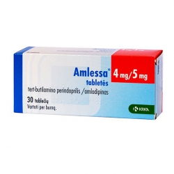 Amlessa 4mg/5mg Krka 3 vỉ x 10 viên Amlessa 4mg/5mg Krka 3 vỉ x 10 viên