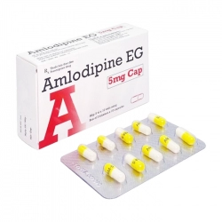 Amlodipine EG 5mg Cap Pymepharco 3 vỉ x 10 viên