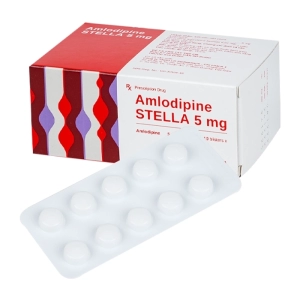 Amlodipine Stella 5mg 10 vỉ x 10 viên (Amlodipin)