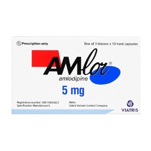 Amlor 5mg Viatris 3 vỉ x 10 viên