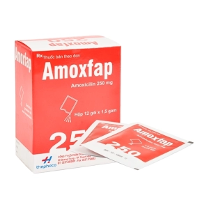 Amoxfap 250mg Thephaco 12 gói x 1.5g (Amoxicillin)