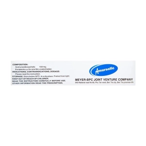 Amursolic 150mg Meyer-BPC 5 vỉ x 10 viên (Acid ursodeoxycholic)