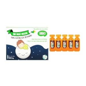 Ăn Ngủ Ngon Bibo Trang Minh 4 vỉ x 5 ống - Hỗ trợ giúp trẻ em ngủ ngon