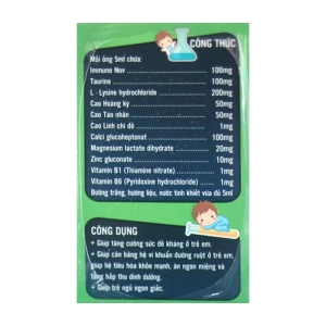 Ăn Ngủ Ngon Bibo Trang Minh 4 vỉ x 5 ống - Hỗ trợ giúp trẻ em ngủ ngon