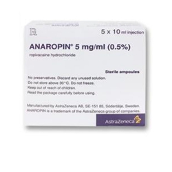 Anaropin 5mg/ml 10ml, Hộp 5 lọ Anaropin 5mg/ml 10ml, Hộp 5 lọ