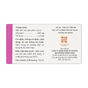 Anbaliv 400mg Phương Đông 6 vỉ x 10 viên (Silymarin)